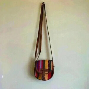 Handmade Crossbody Multicolor Purse With Adjustable Strap - Guatemala
